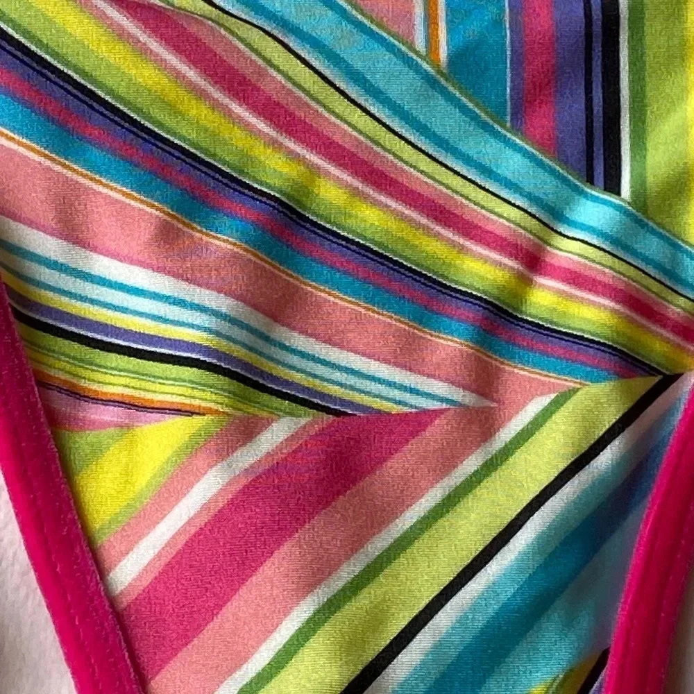 NEW! Frankie’s Bikini’s rainbow swirl hazel bikini bottom 19375